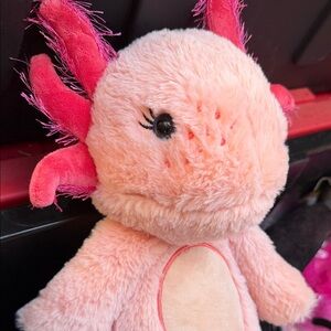 Scentsy Buddy Plush Pink Axolotl Stuffed Animal with Strawberry scent